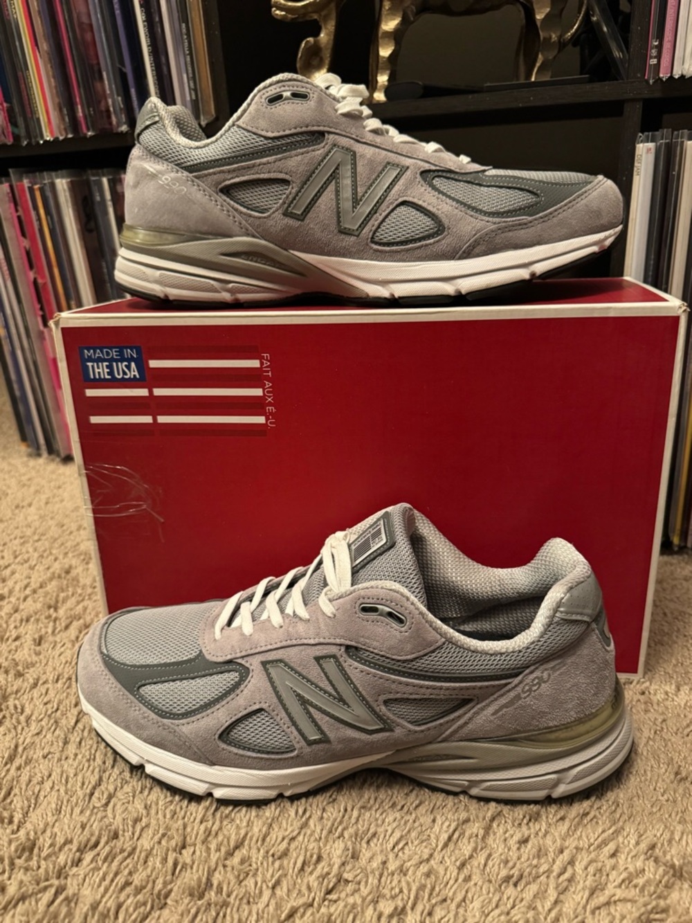 Men’s Grey 990s New Balance (M990GL4)